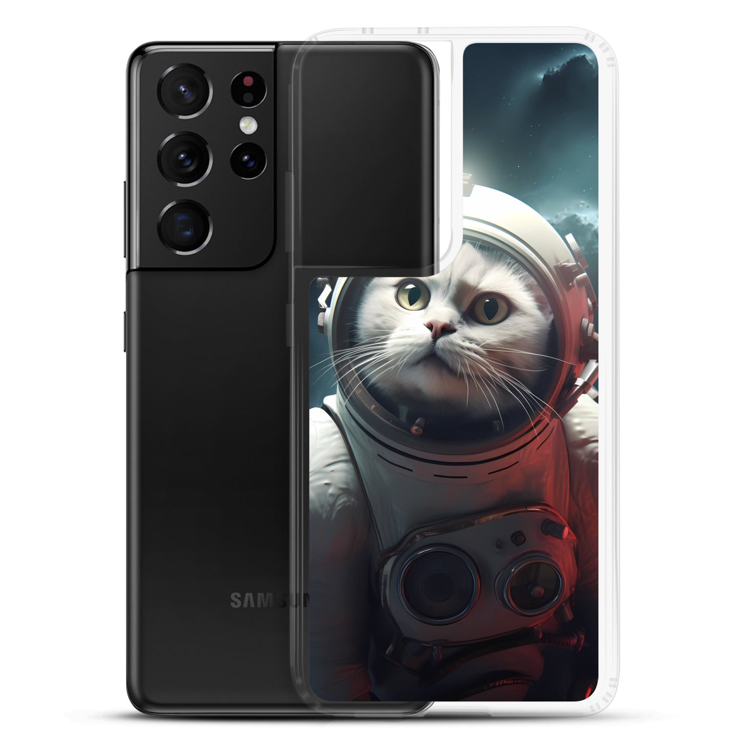 Samsung Case - Cat Astronaut