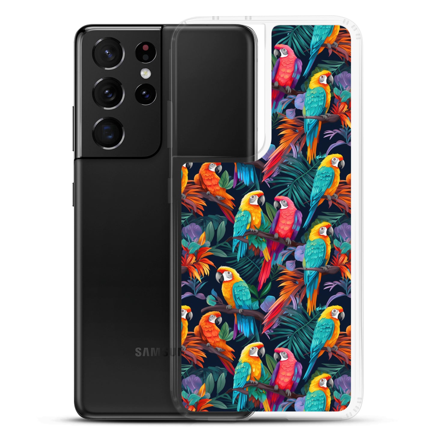 Samsung Case - Colorful Parrots