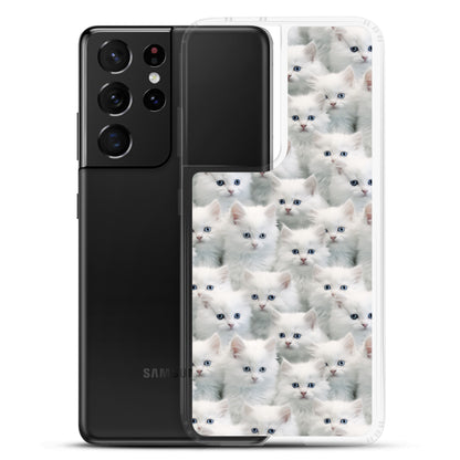 Samsung Case - Cute White Kittens