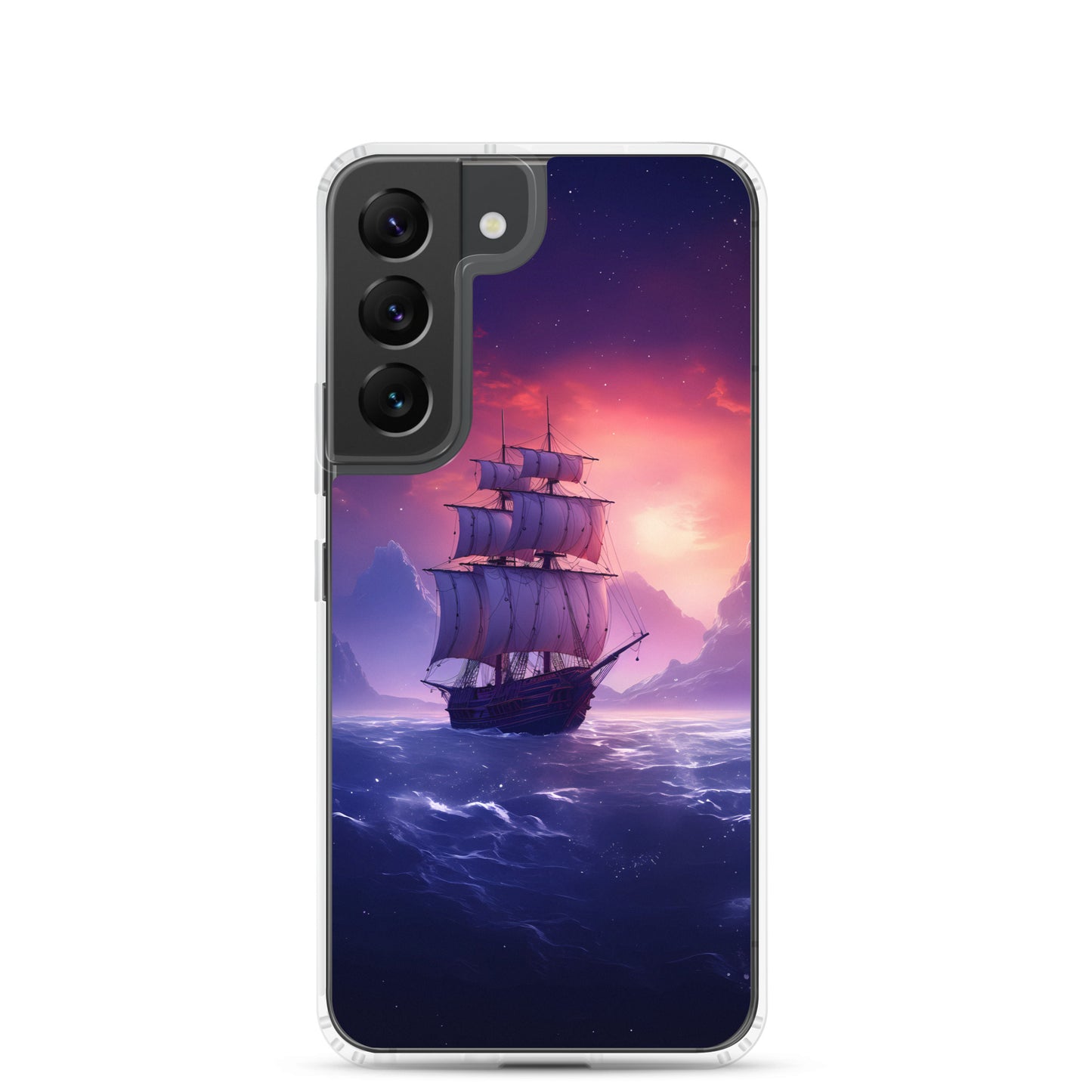Samsung Case - Seascape Wooden Ship at Dusk