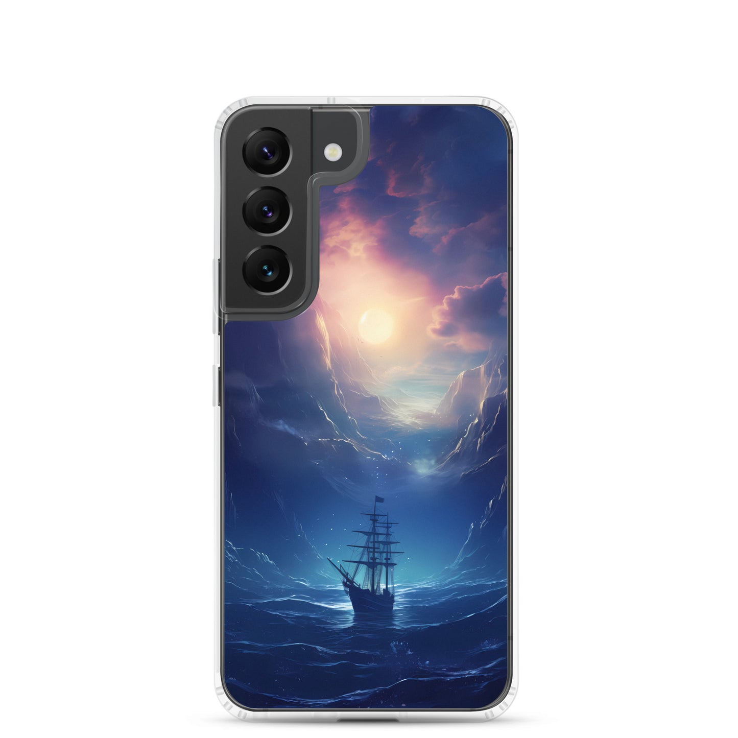 Samsung Case - Wooden Ship in Moonlight