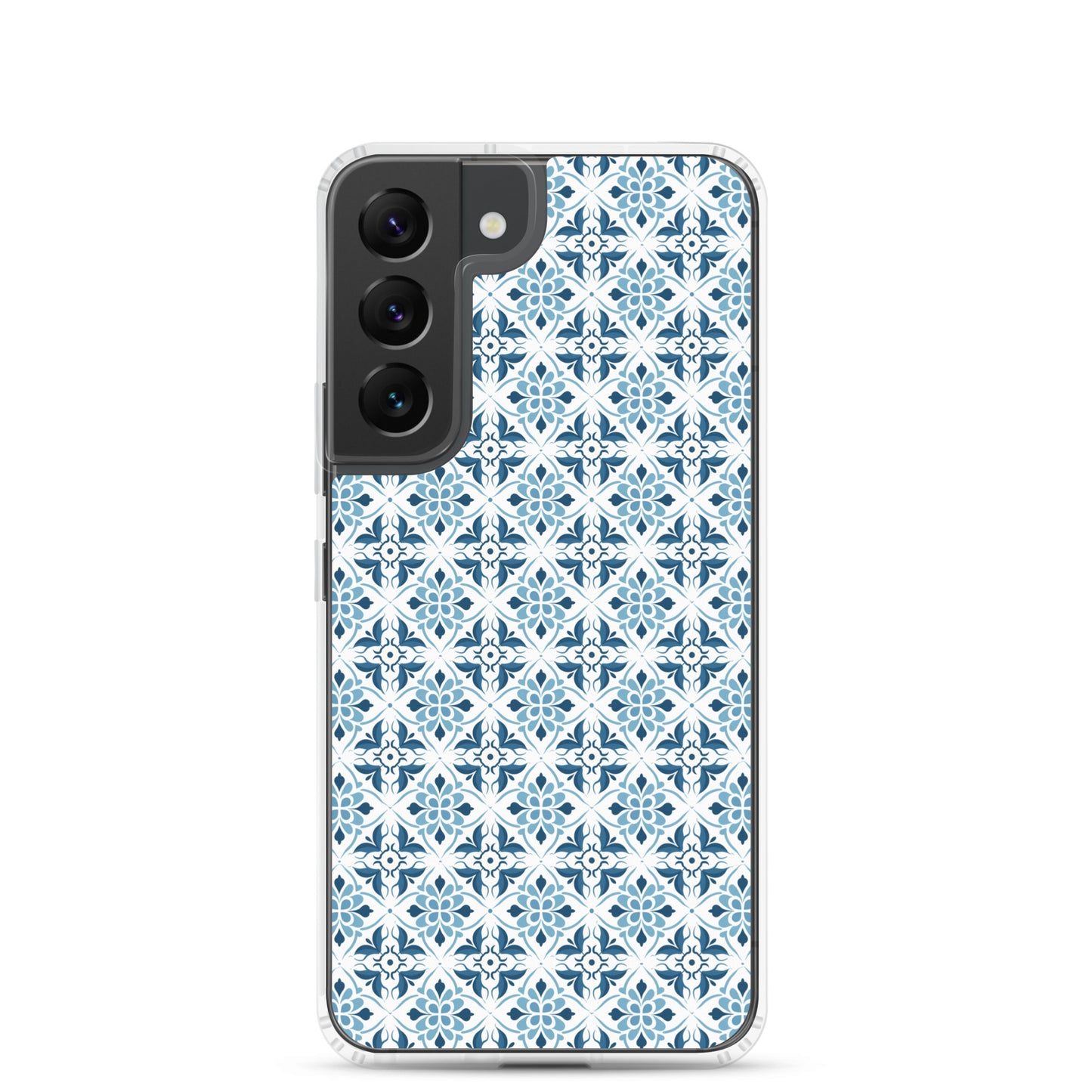 Samsung Case - Ceramic Floral Pattern in Blue