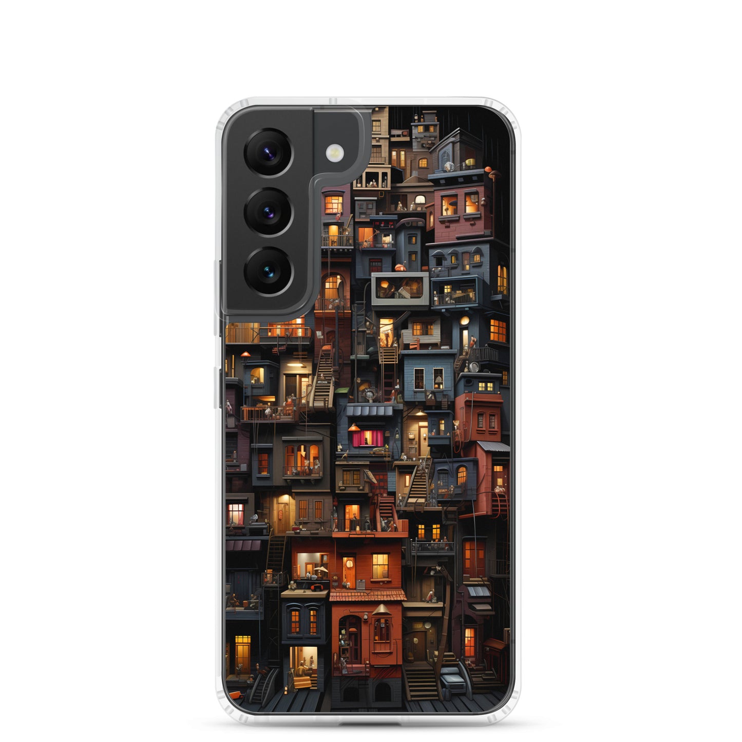 Samsung Case - Cityscape Stacked Apartments