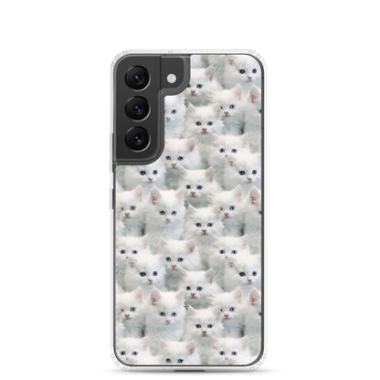 Samsung Case - Cute White Kittens