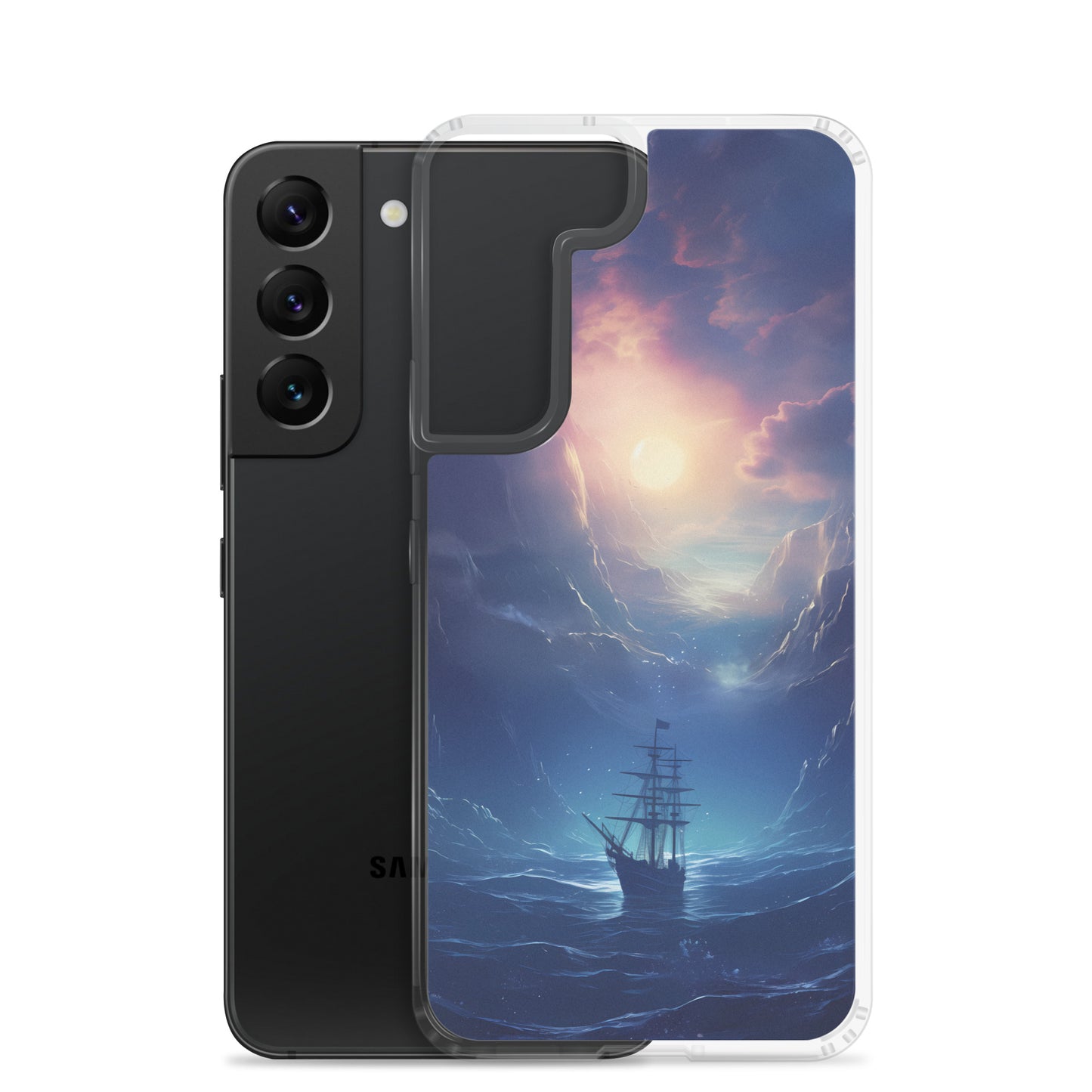 Samsung Case - Wooden Ship in Moonlight