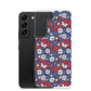 Samsung Case - Patriotic Poinsettas