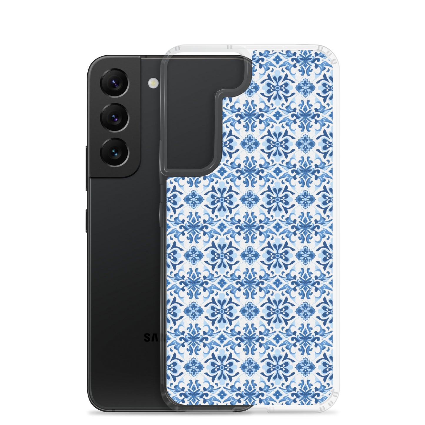 Samsung Case - Blue Ceramic Pattern