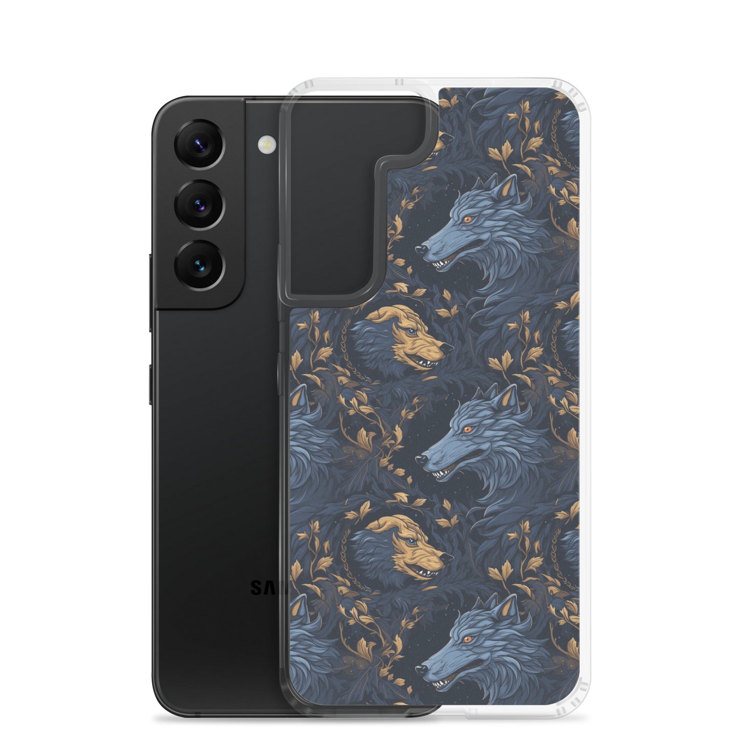 Samsung Case - Wolves Pattern
