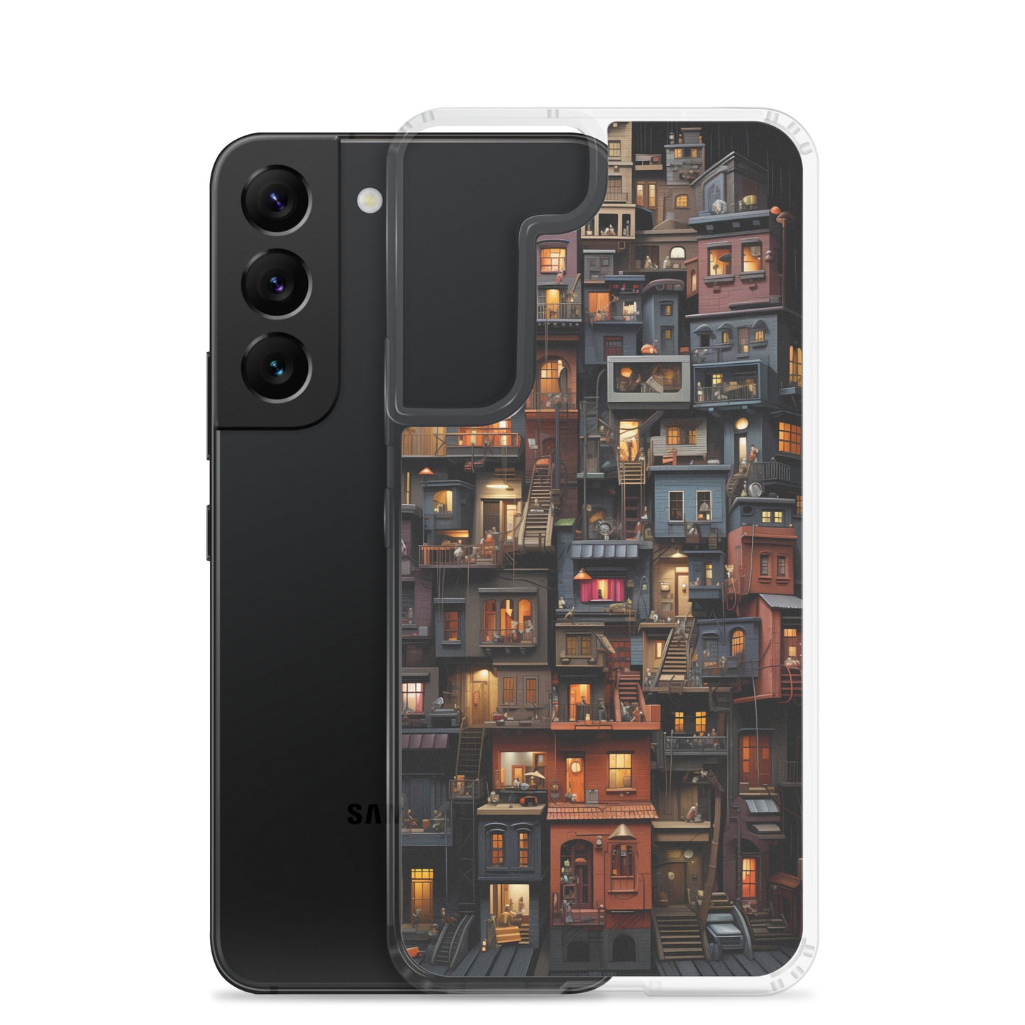 Samsung Case - Cityscape Stacked Apartments