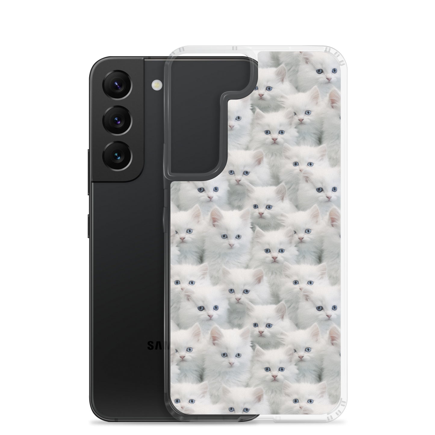 Samsung Case - Cute White Kittens