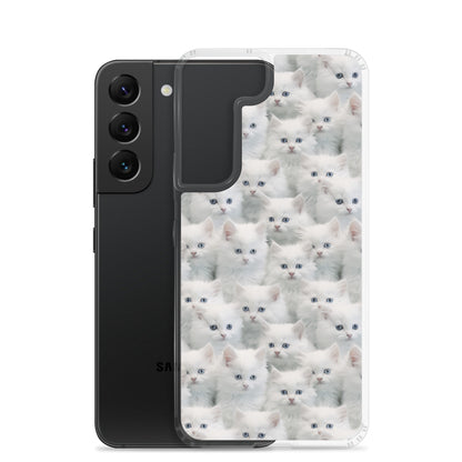 Samsung Case - Cute White Kittens