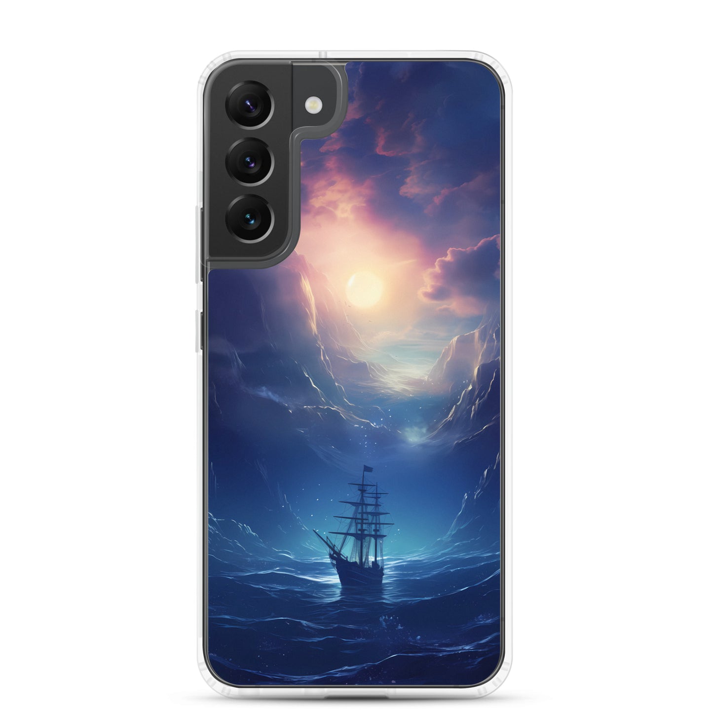 Samsung Case - Wooden Ship in Moonlight