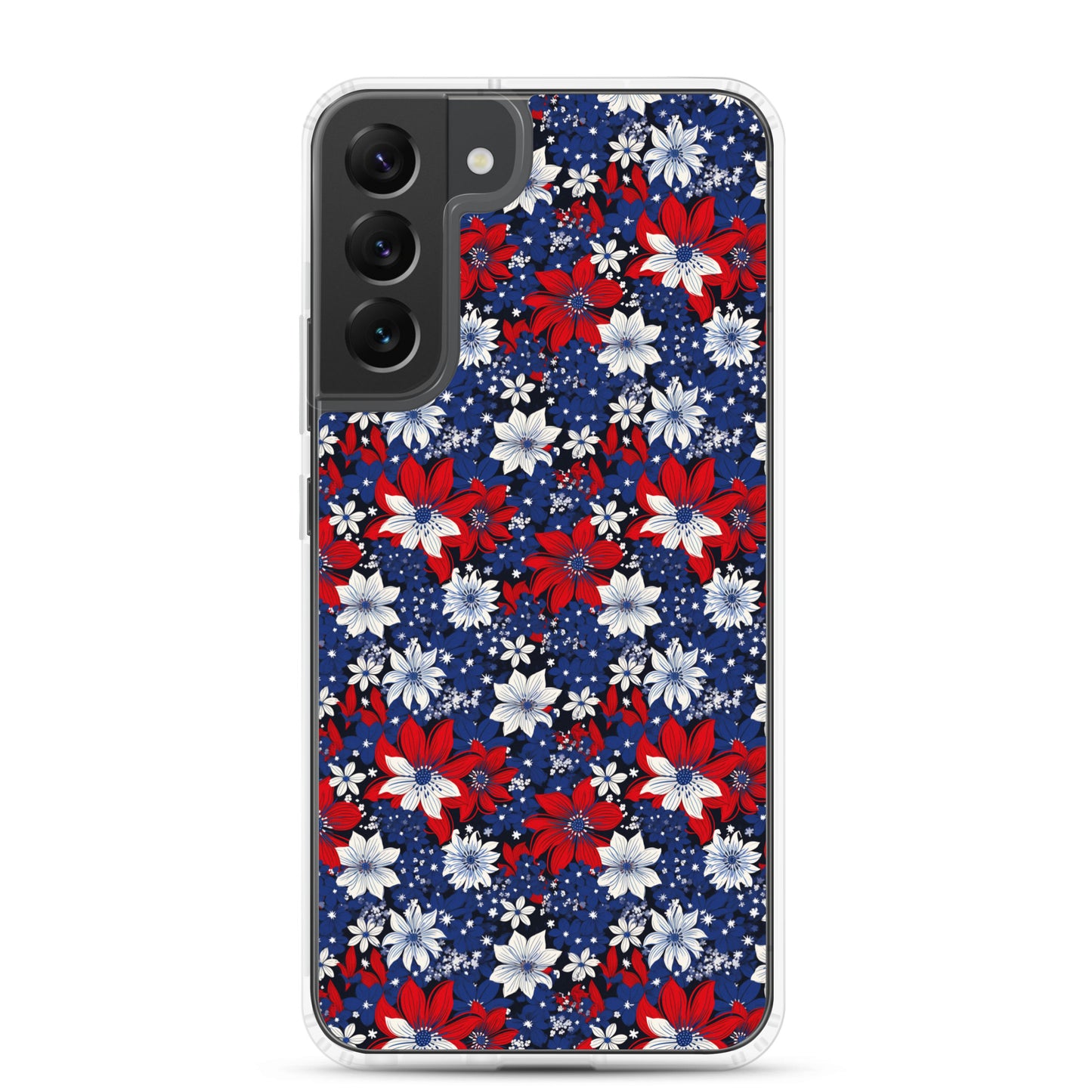 Samsung Case - Patriotic Poinsettas