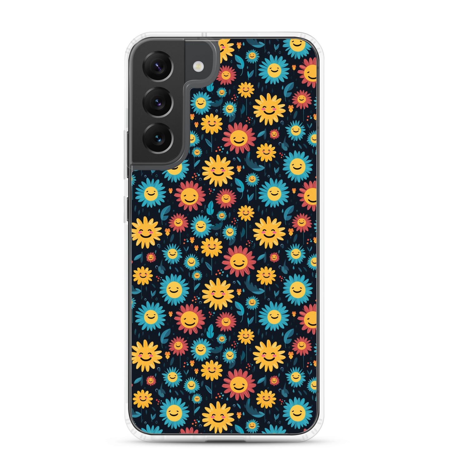 Samsung Case - Happy Smiley Flowers