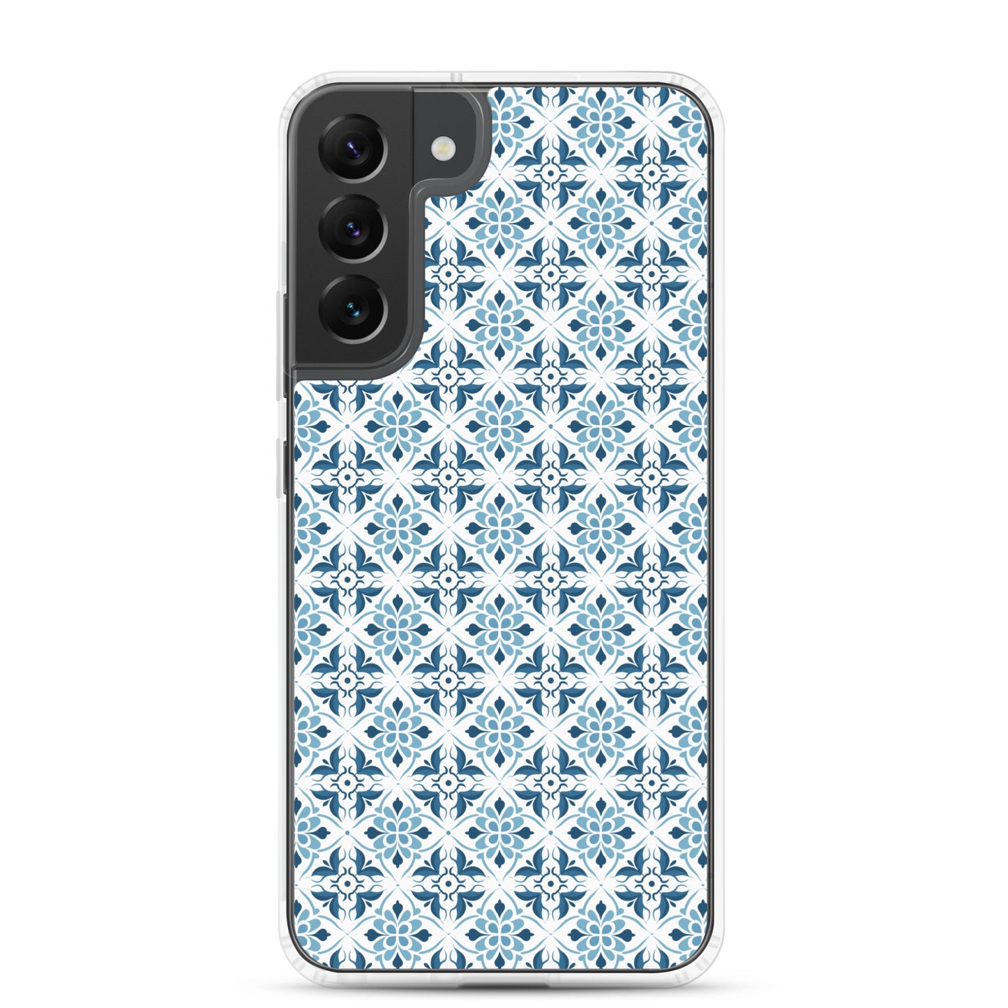 Samsung Case - Ceramic Floral Pattern in Blue