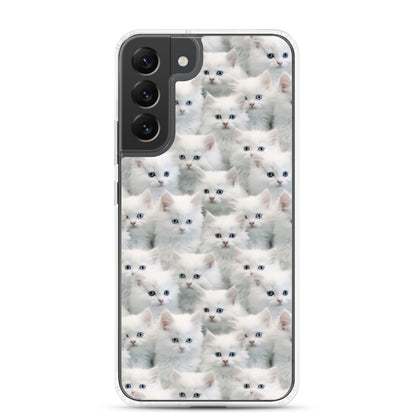 Samsung Case - Cute White Kittens
