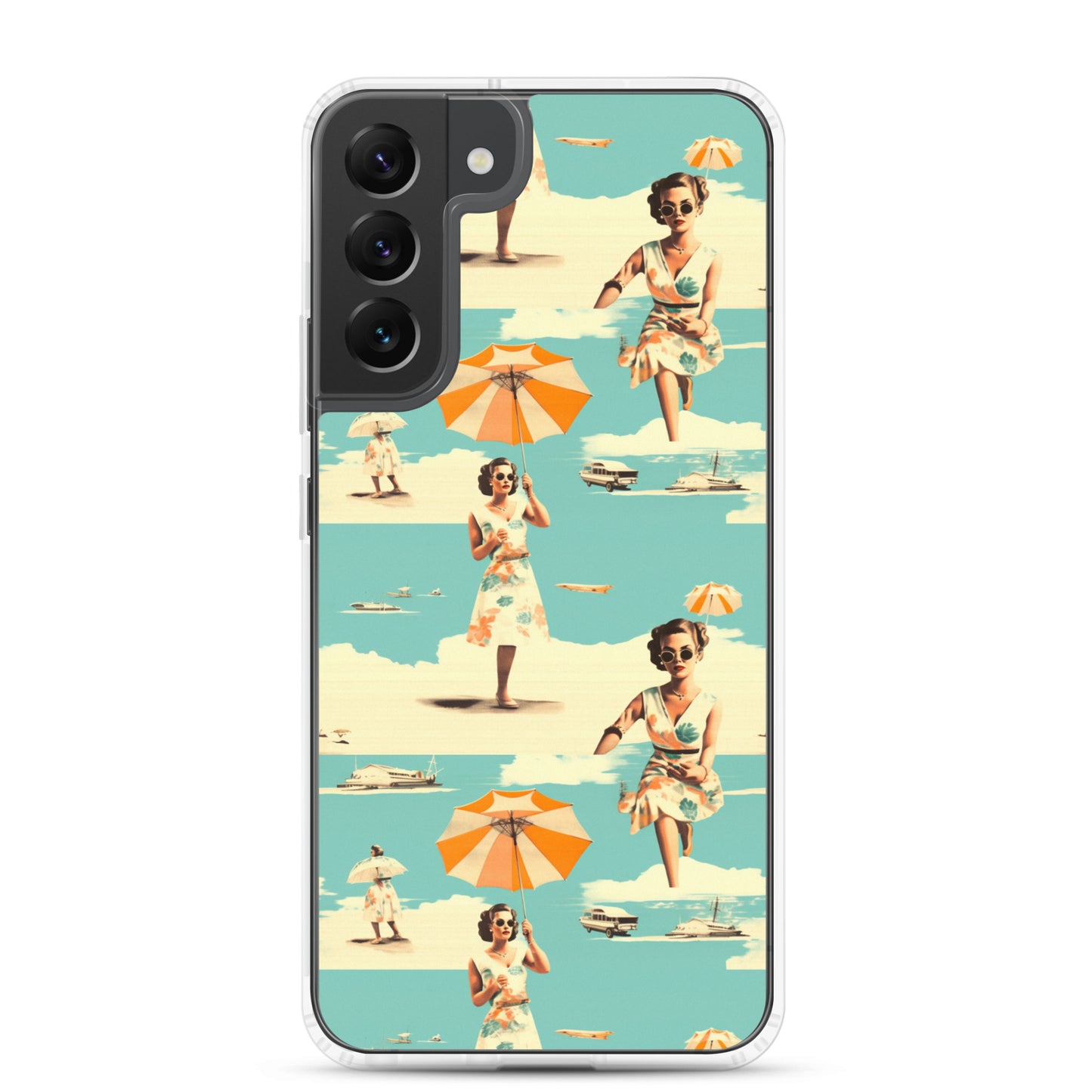 Samsung Case - Vintage Seaside Elegance