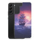 Samsung Case - Seascape Wooden Ship at Dusk