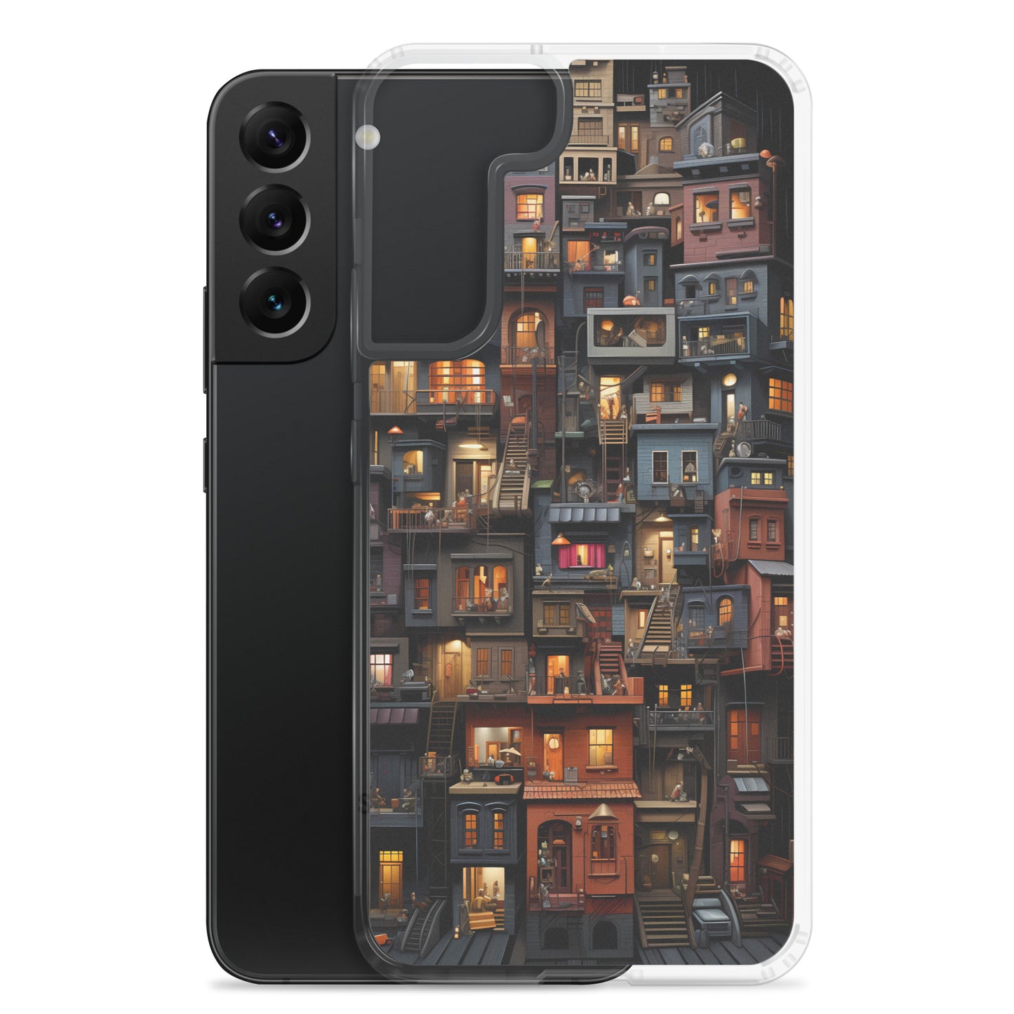 Samsung Case - Cityscape Stacked Apartments