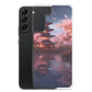 Samsung Case - Ancient Kyoto with Flying Cherry Blossoms