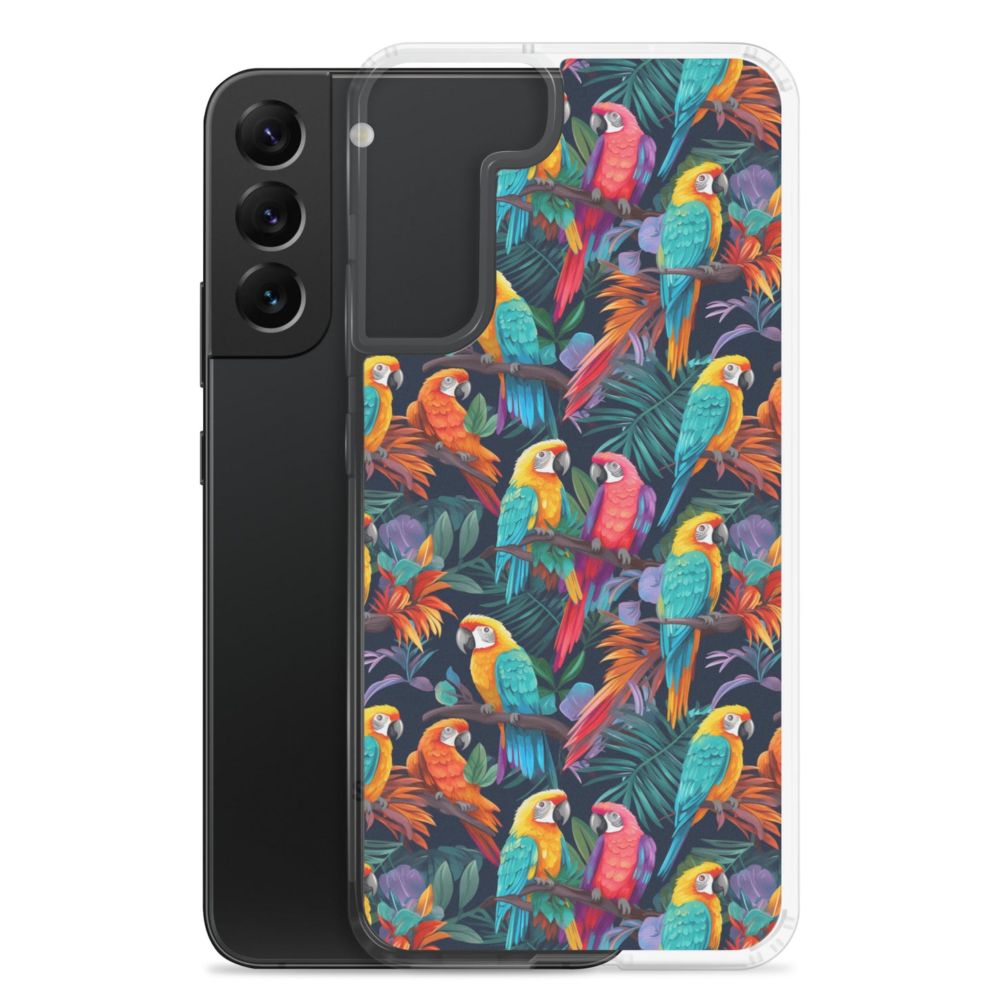 Samsung Case - Colorful Parrots