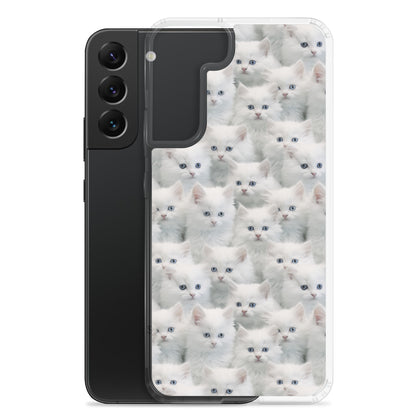 Samsung Case - Cute White Kittens