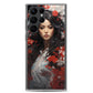 Samsung Case: Japanese Woman with Red Flowers