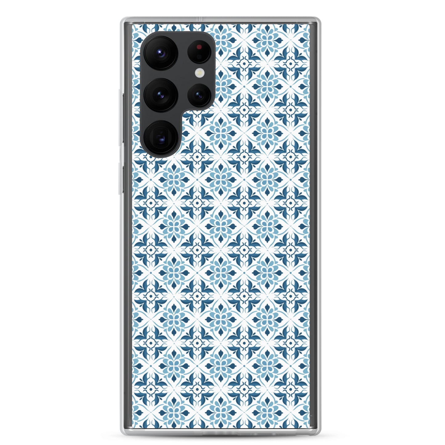 Samsung Case - Ceramic Floral Pattern in Blue