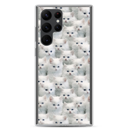 Samsung Case - Cute White Kittens