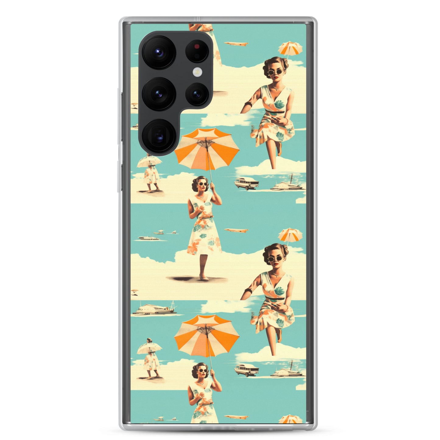 Samsung Case - Vintage Seaside Elegance
