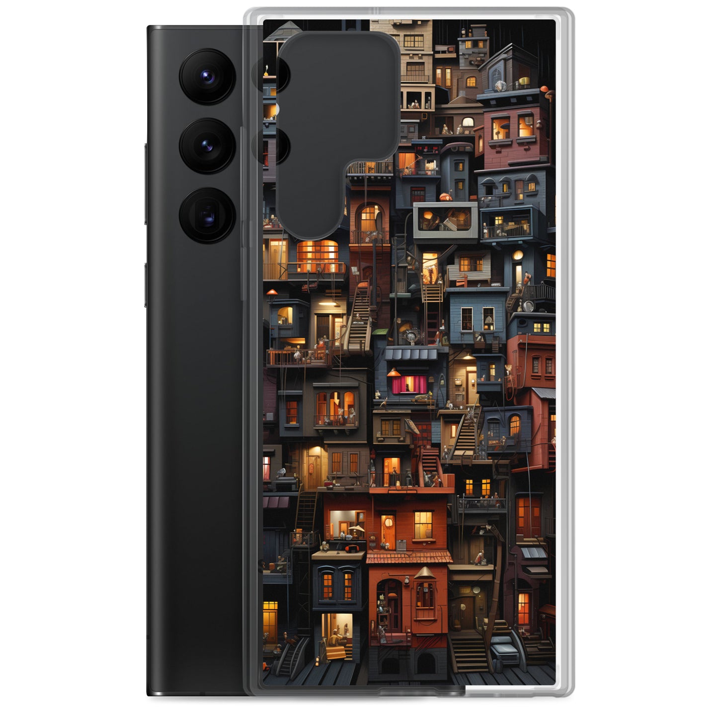 Samsung Case - Cityscape Stacked Apartments