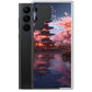 Samsung Case - Ancient Kyoto with Flying Cherry Blossoms