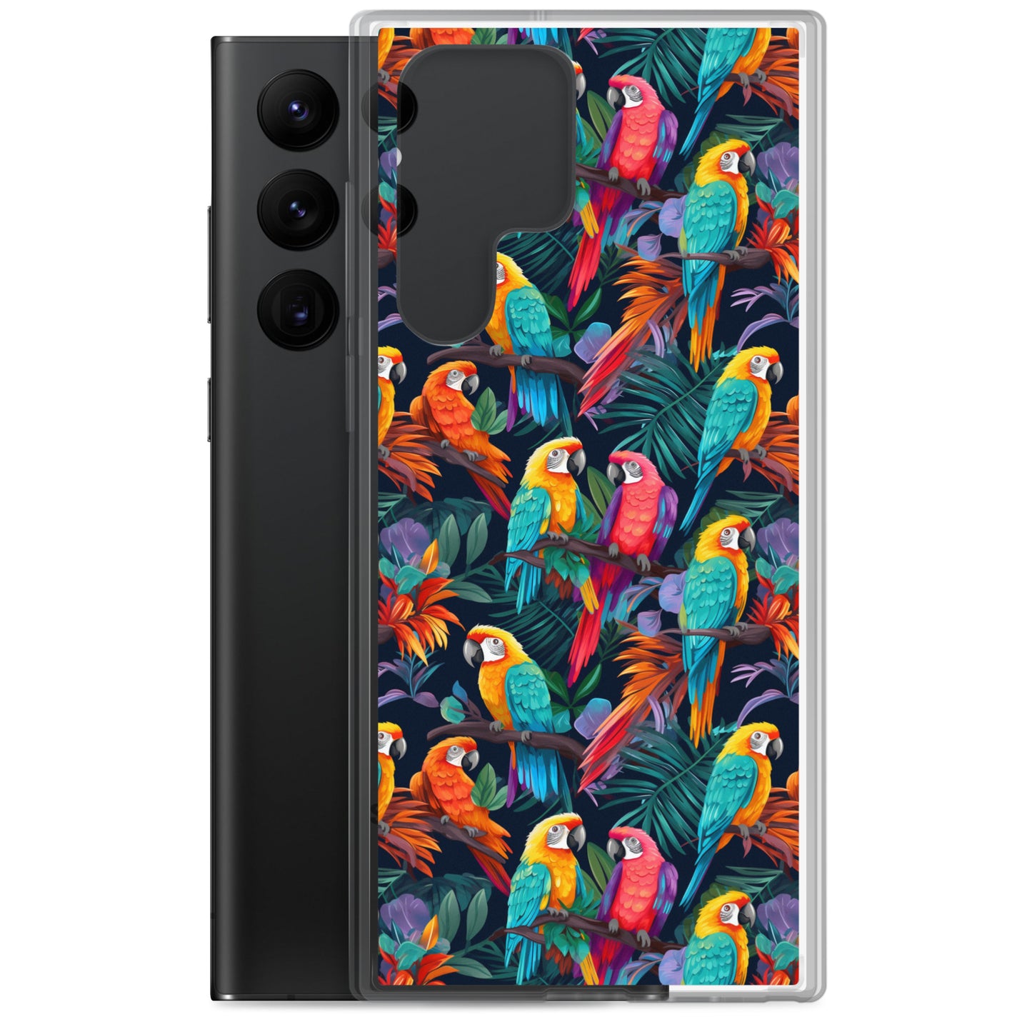 Samsung Case - Colorful Parrots