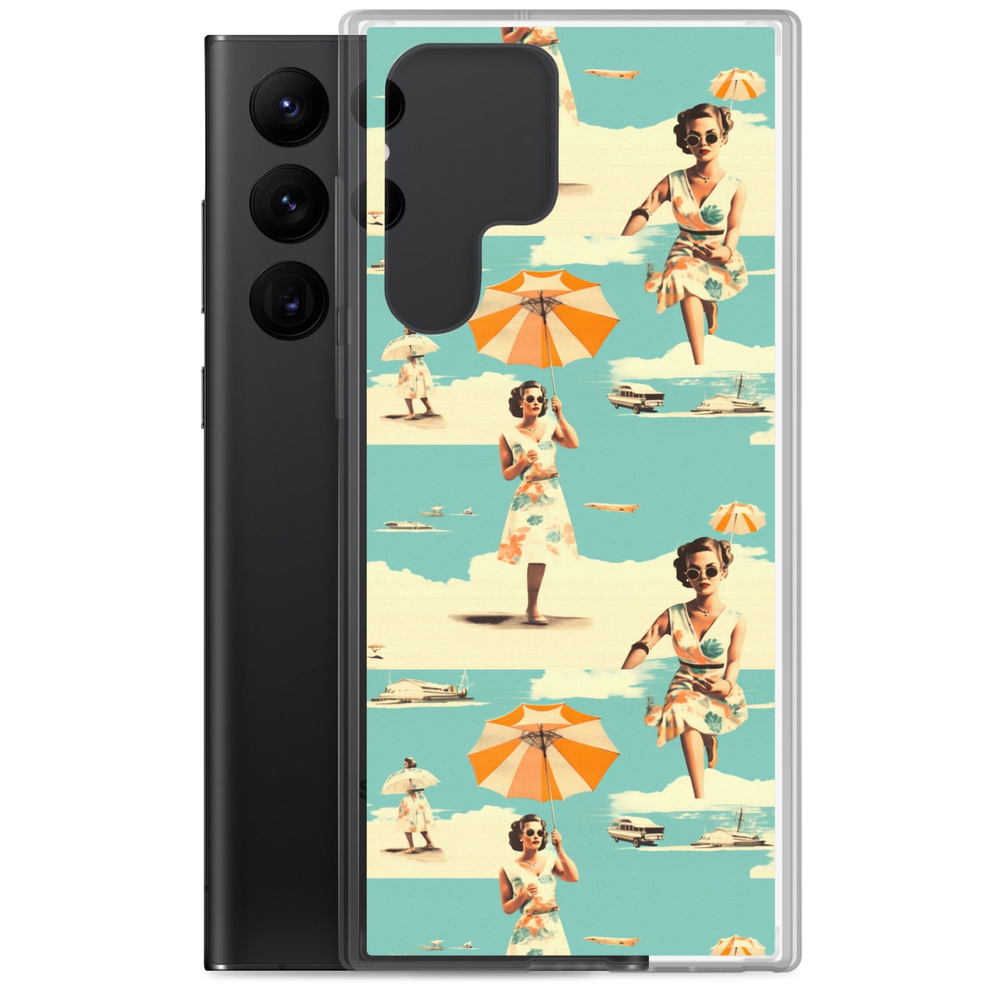 Samsung Case - Vintage Seaside Elegance