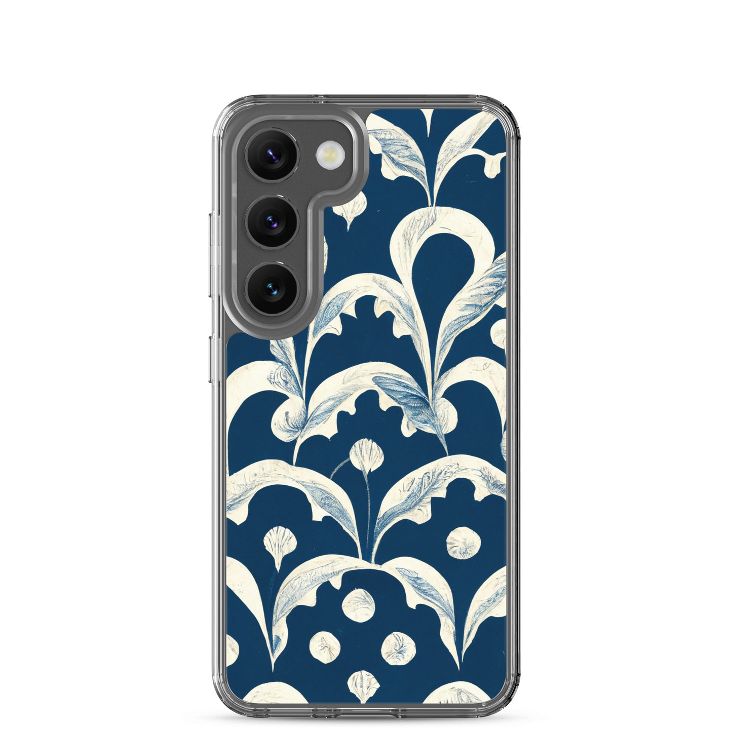 Samsung Case - Leaves on Blue