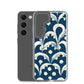Samsung Case - Leaves on Blue