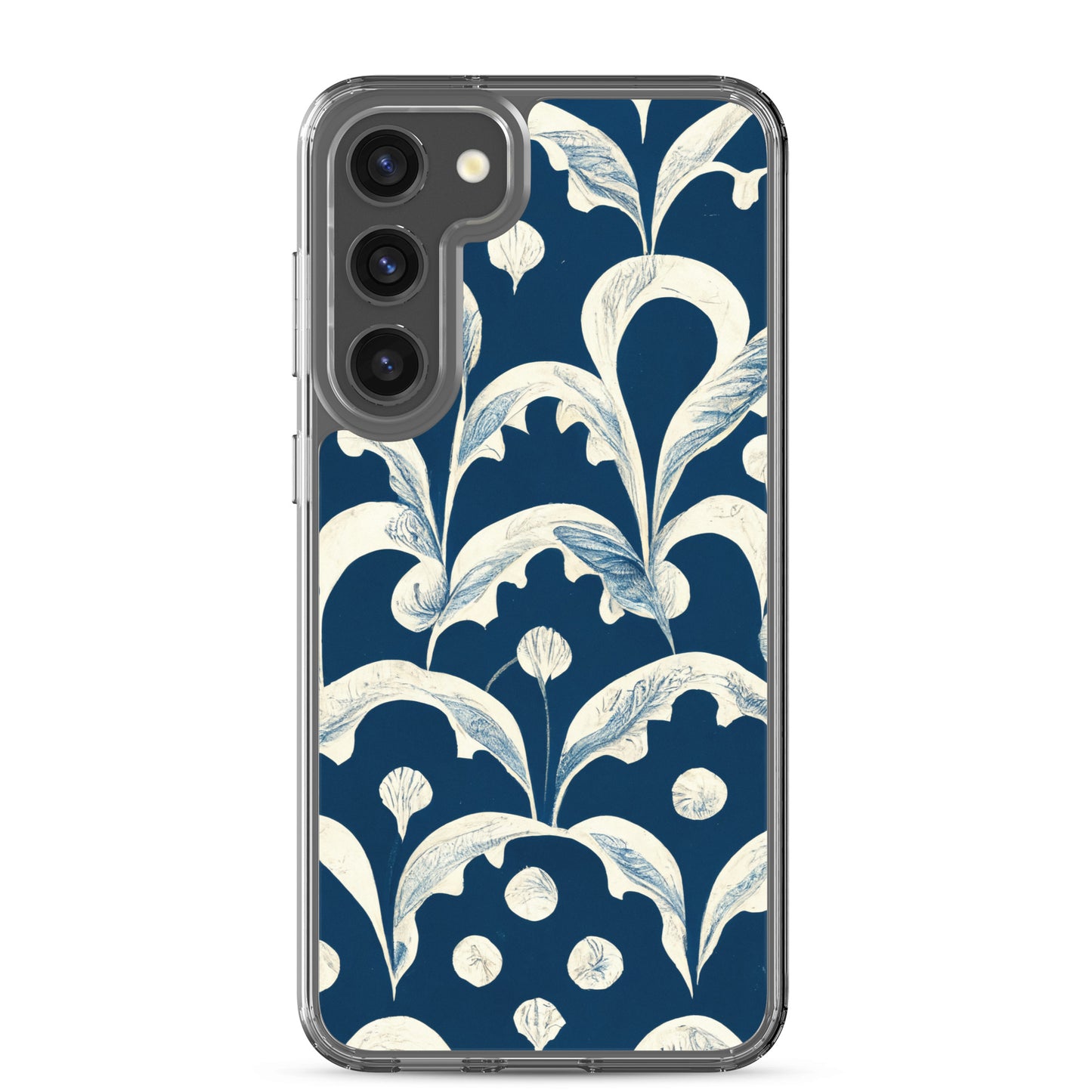 Samsung Case - Leaves on Blue