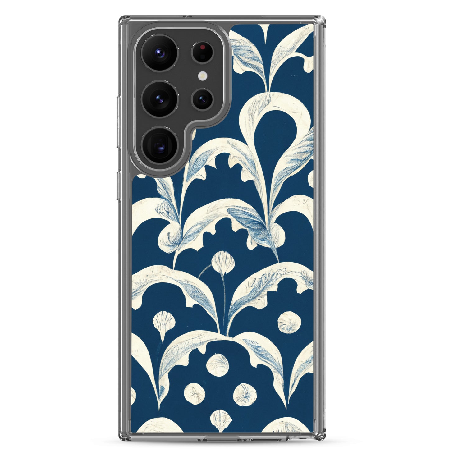 Samsung Case - Leaves on Blue
