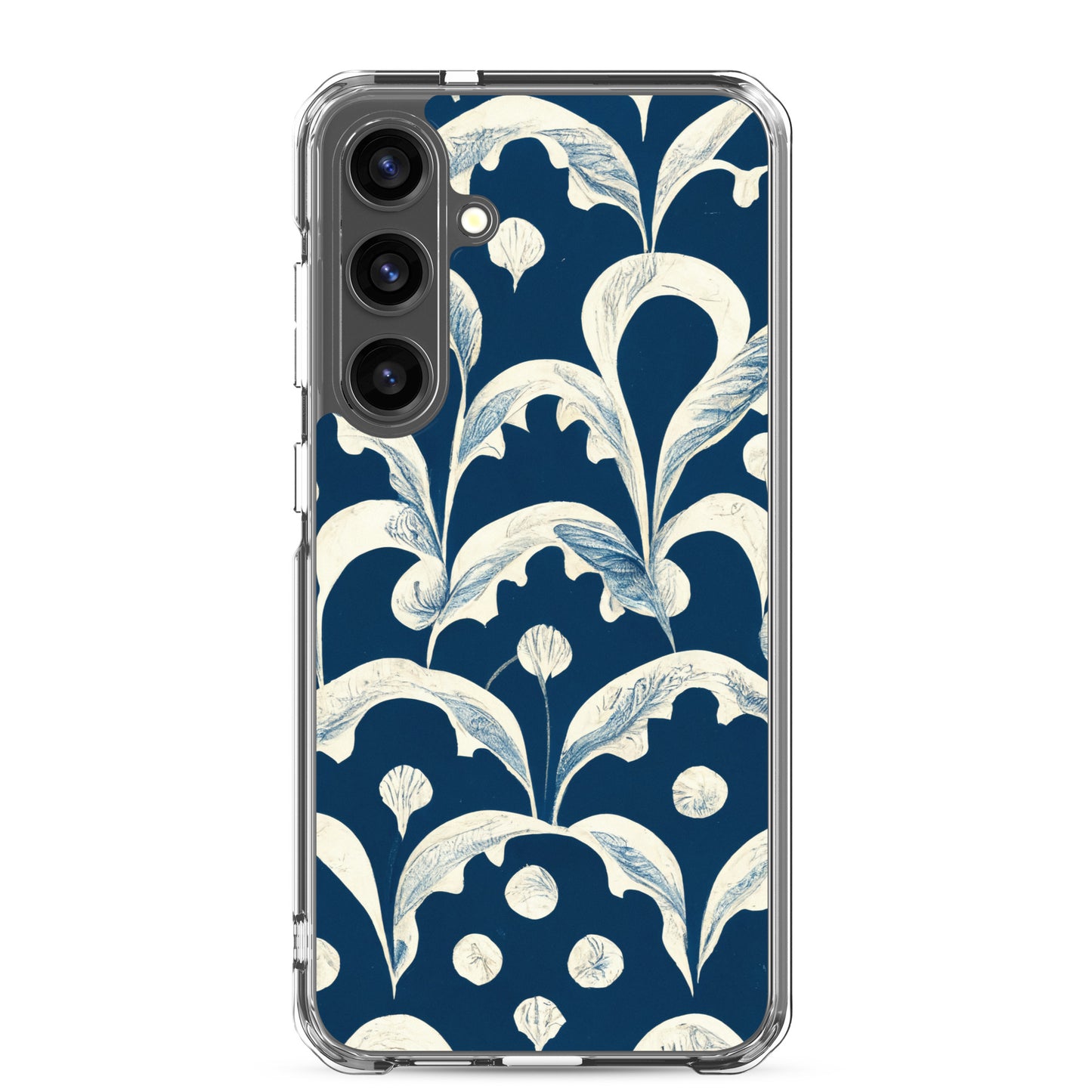 Samsung Case - Leaves on Blue