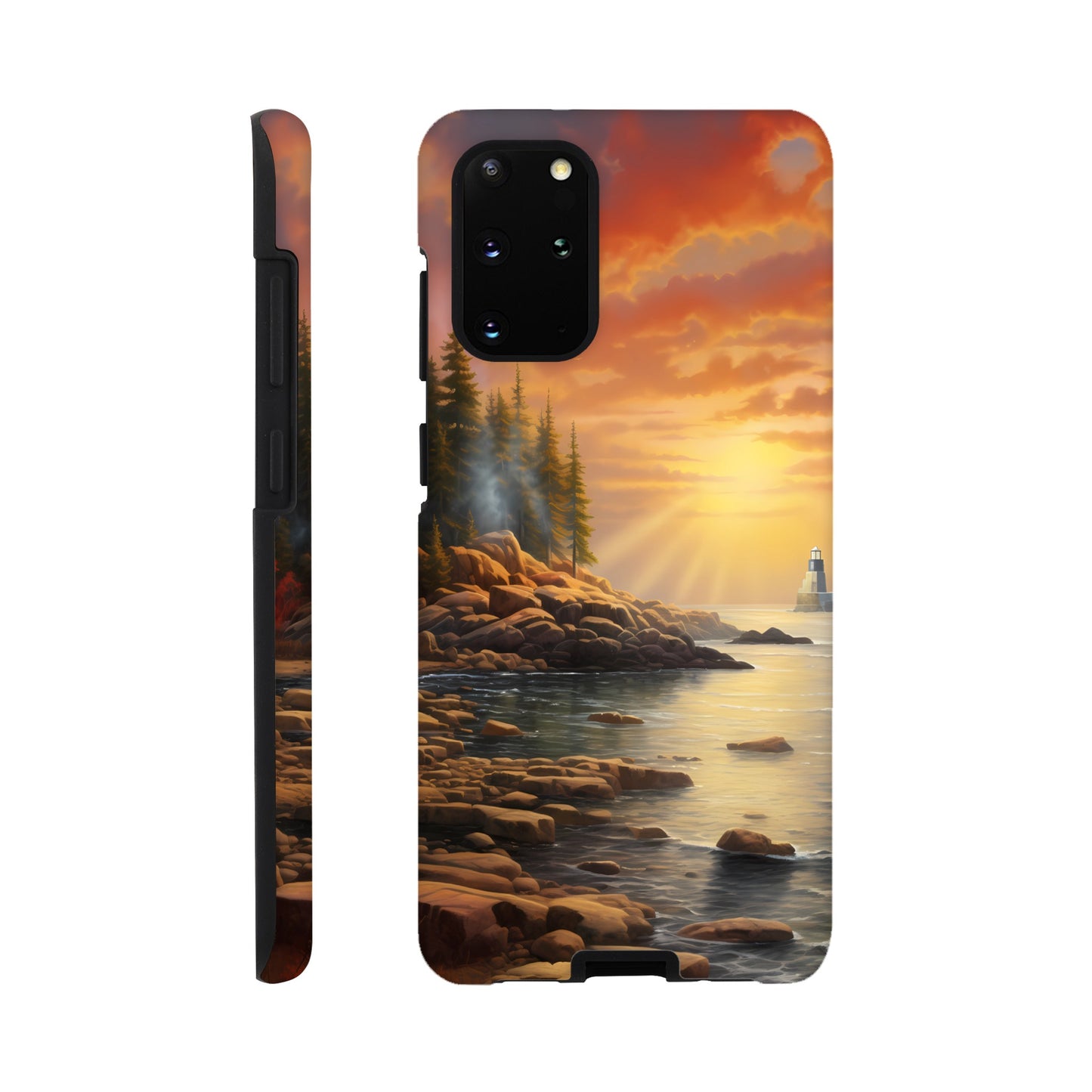Samsung Case - Acadia Lighthouse Luminance