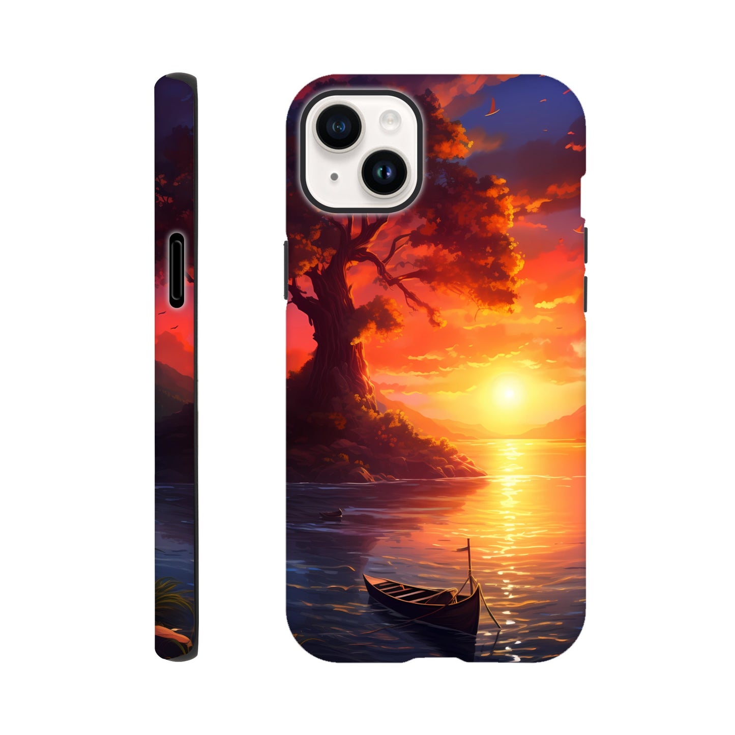 iPhone case - Solitary Sunset Serenade