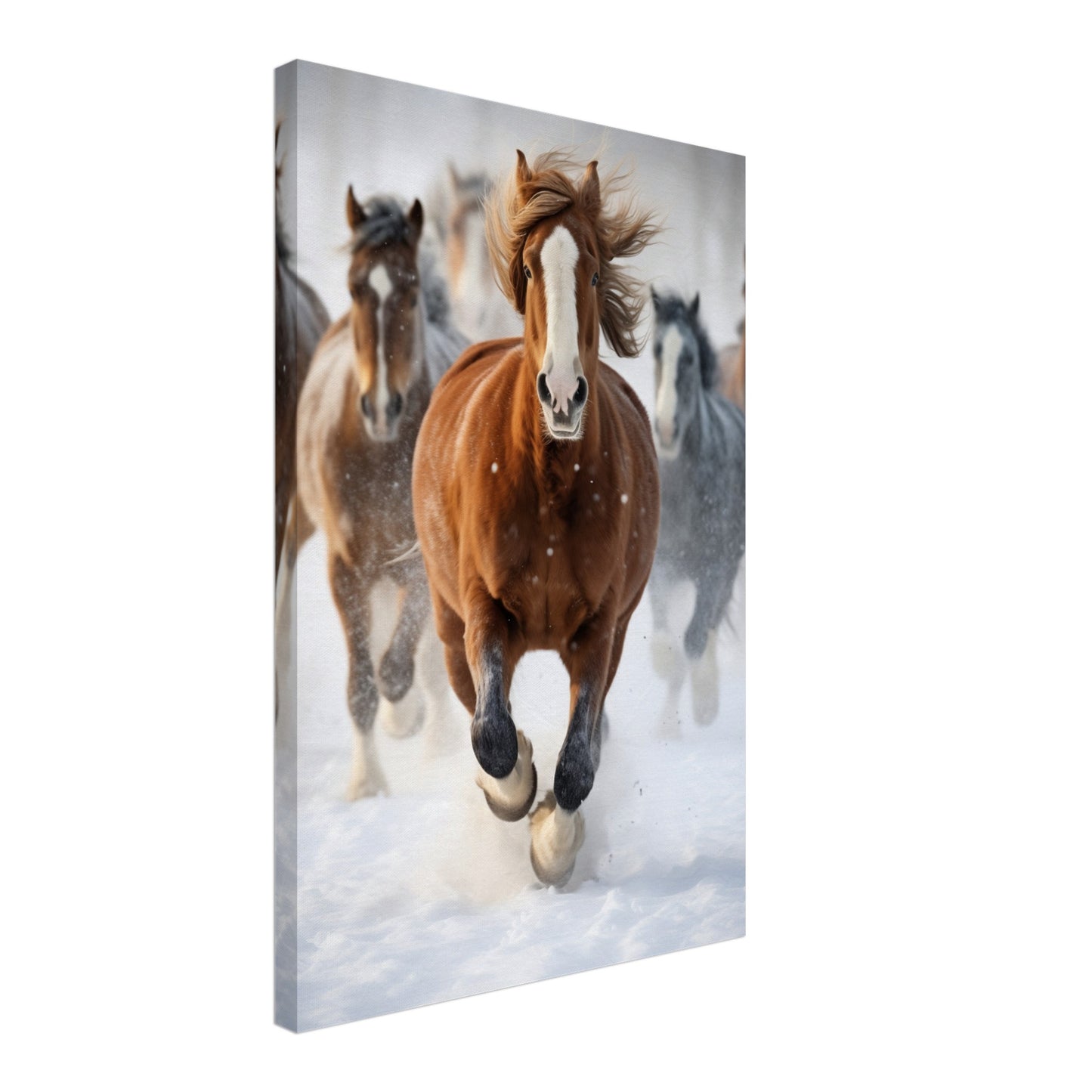 Canvas Wall Art - Winter's Wild Majesty