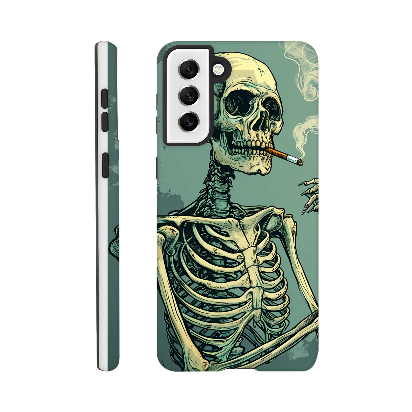 Samsung Case - Smoking Skeleton