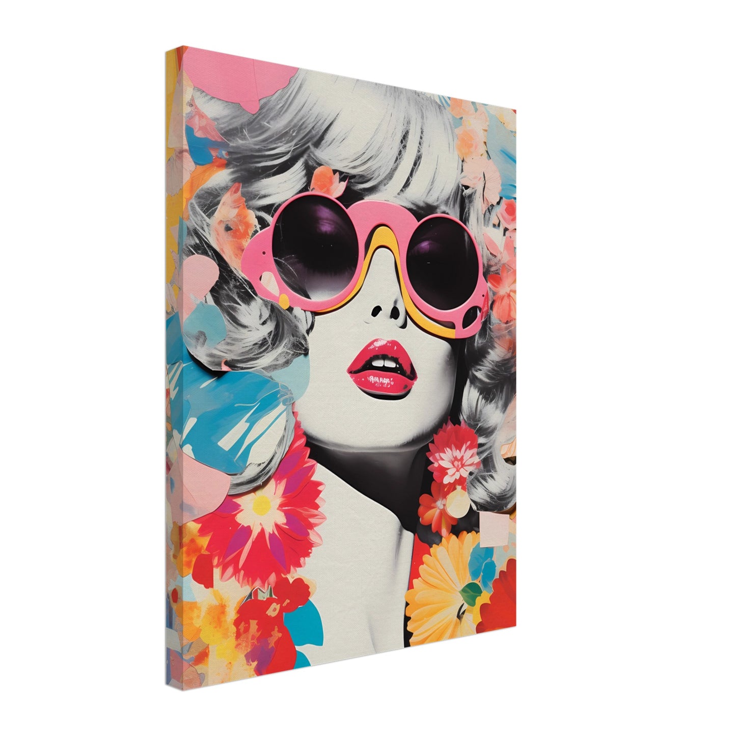 Canvas Wall Art - Pop Blossom Beauty