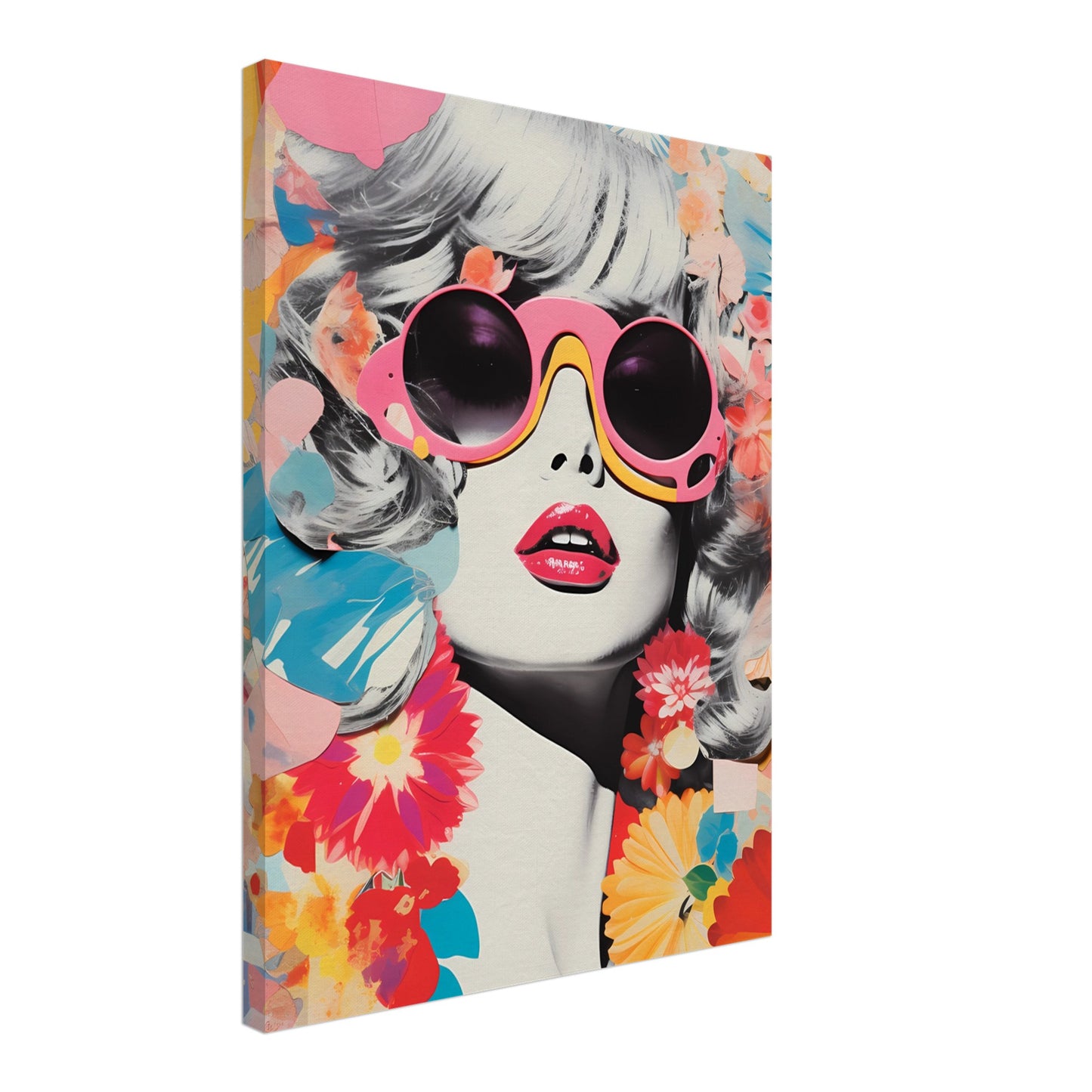 Canvas Wall Art - Pop Blossom Beauty