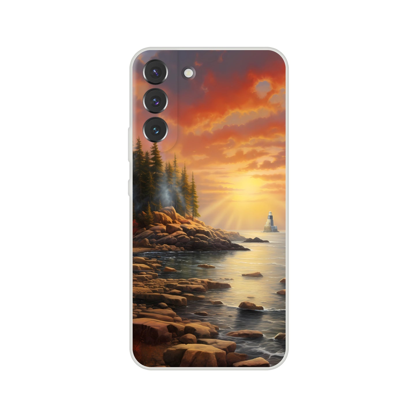 Samsung Case - Acadia Lighthouse Luminance