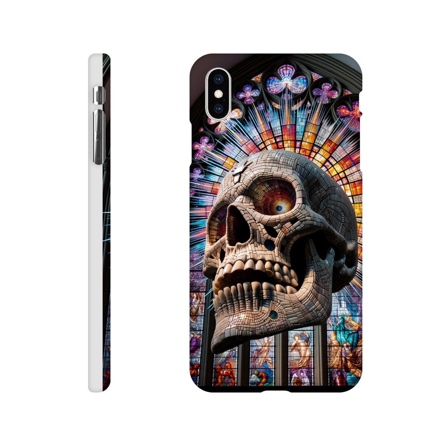 Phone Case - Stained Glass Skull