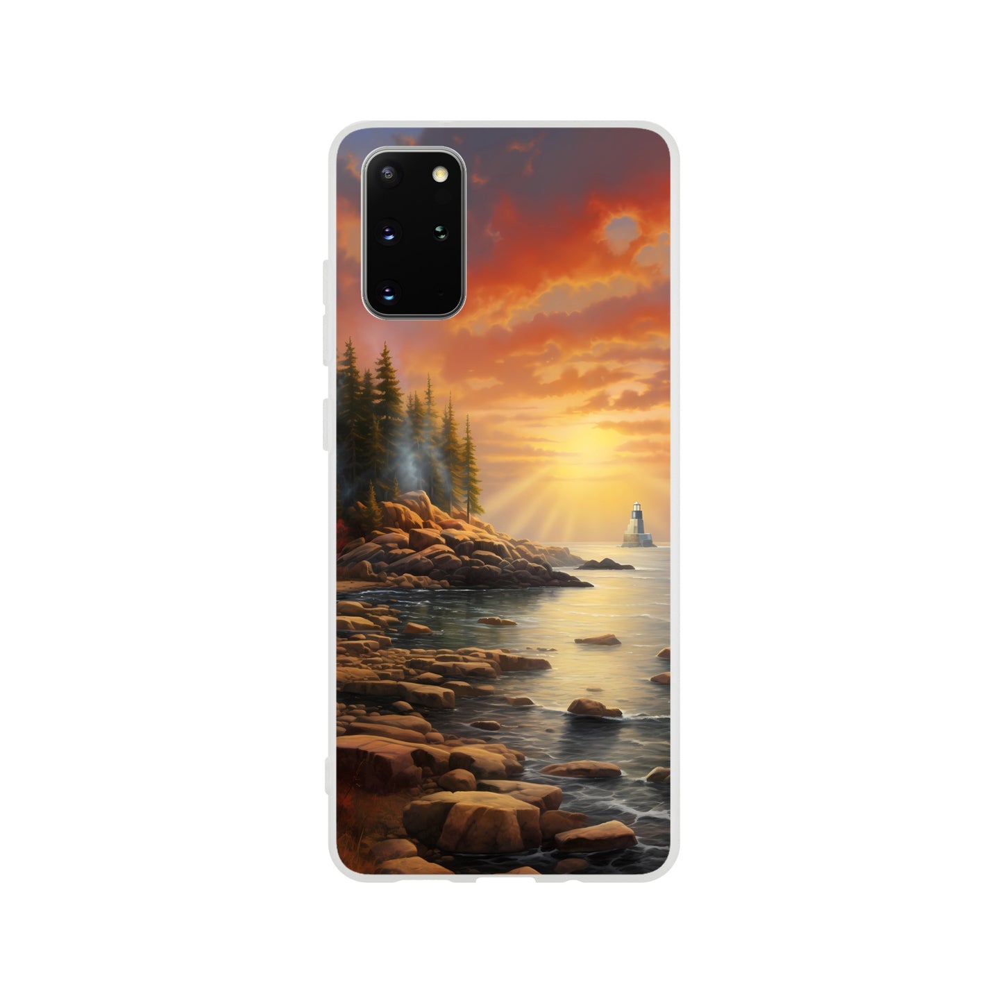 Samsung Case - Acadia Lighthouse Luminance