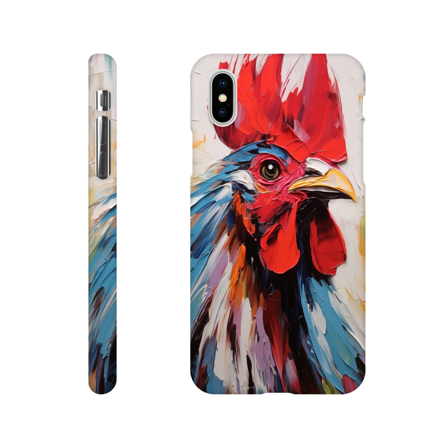 iPhone Case - Rooster Vibrant Vigilance