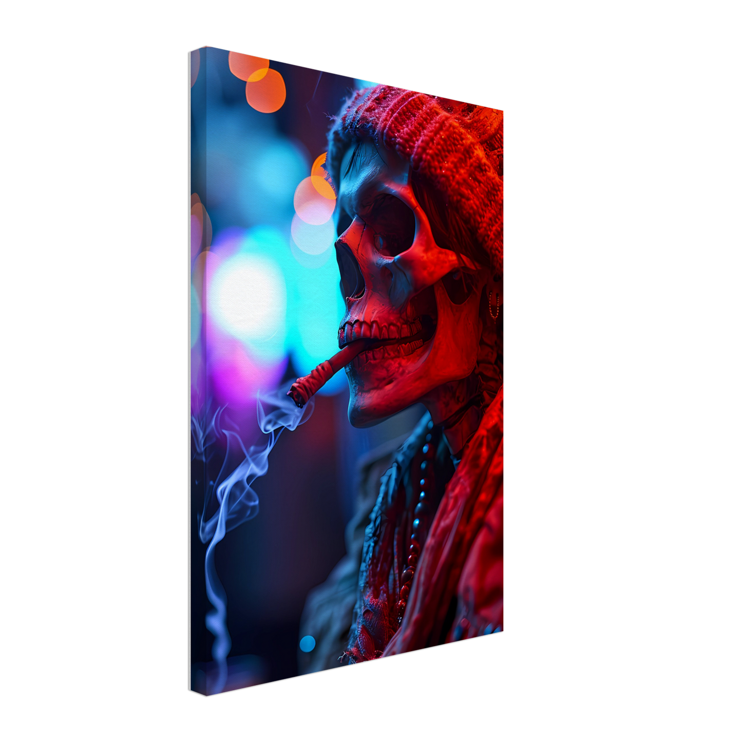 Canvas Wall Art - Neon Eternal Nights